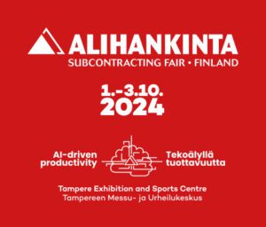 Alihankintamessut Tampereella 1.-3.10.2024