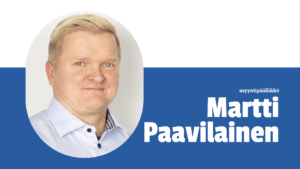 Esittelyssä myyntipäällikkö Martti Paavilainen